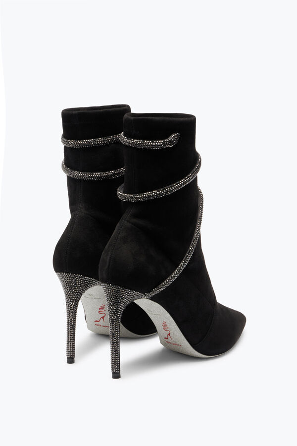 jeweled cleo crystals black bootie 100 rene caovilla