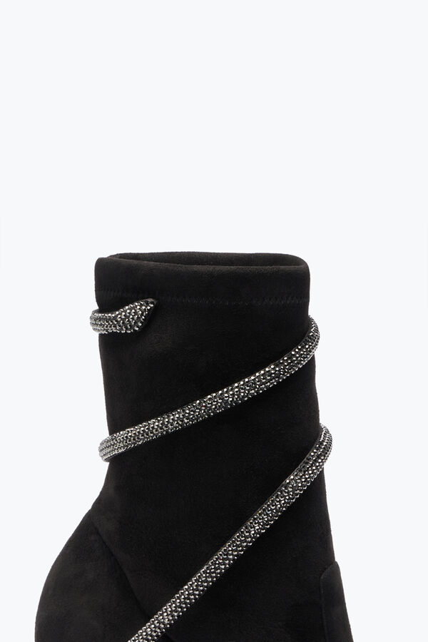 jeweled cleo crystals black bootie 100 rene caovilla