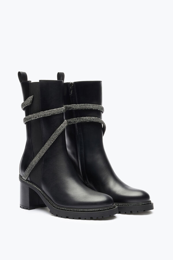 jeweled cleo crystal black bootie 60 rene caovilla