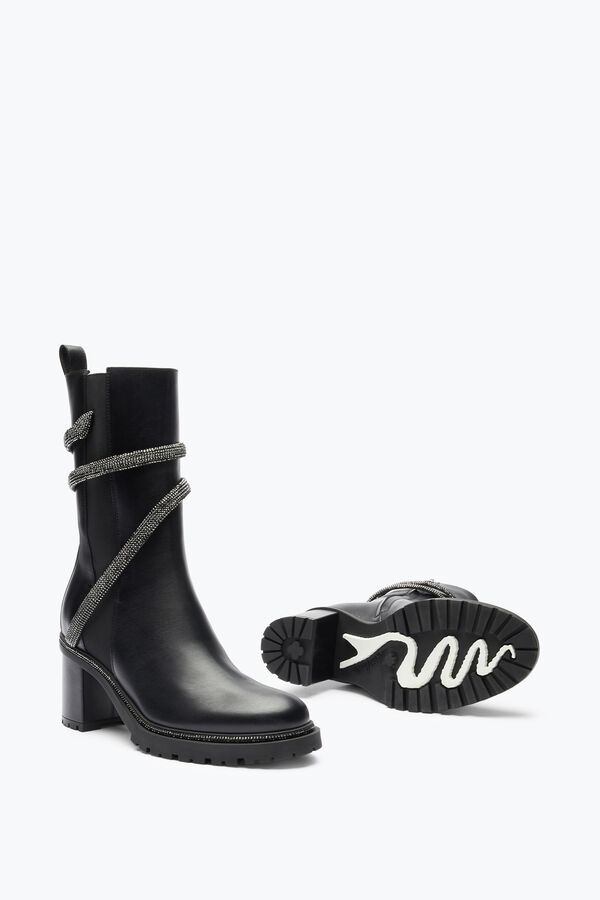 jeweled cleo crystal black bootie 60 rene caovilla