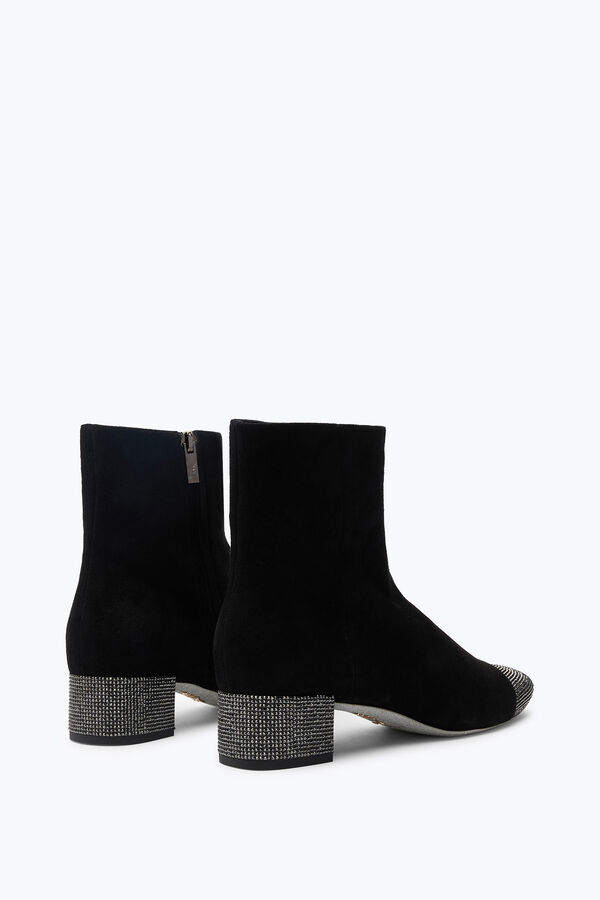 jeweled bonnie black suede bootie 40 rene caovilla