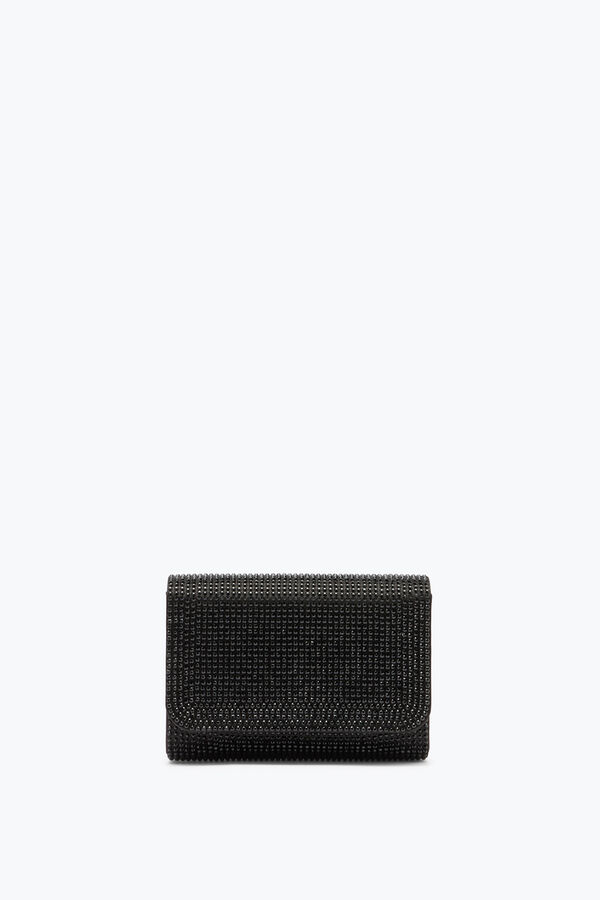 jeweled black clutch bag kamila rene caovilla