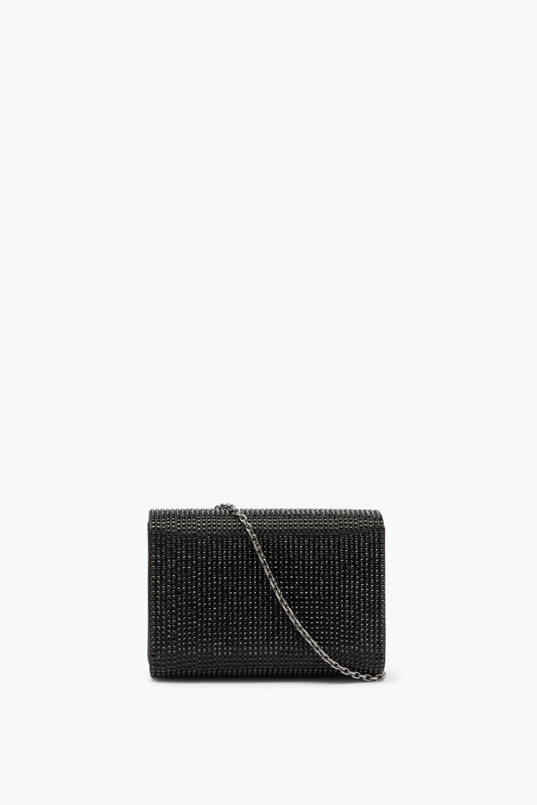 jeweled black clutch bag kamila rene caovilla