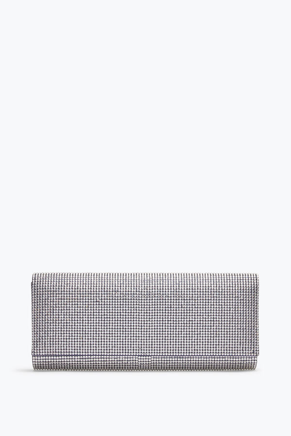 jeweled zafira blue clutch with all-over crystals rene caovilla