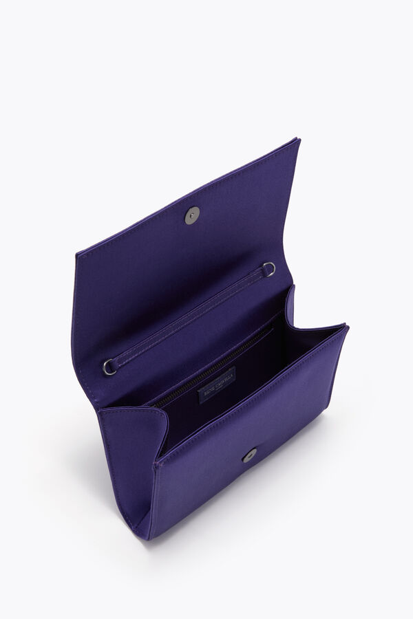 jeweled baby purple clutch rene caovilla