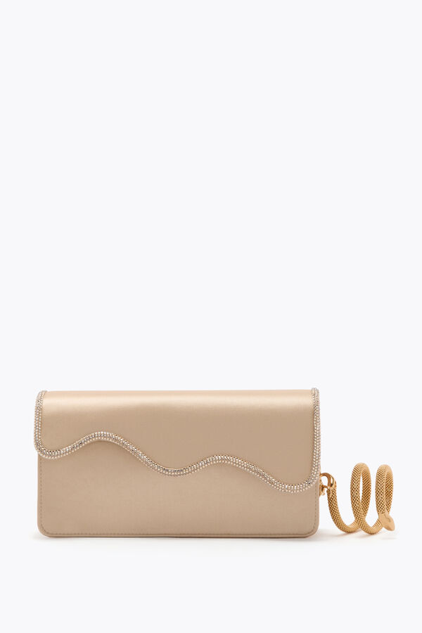 jeweled onda gold clutch rene caovilla