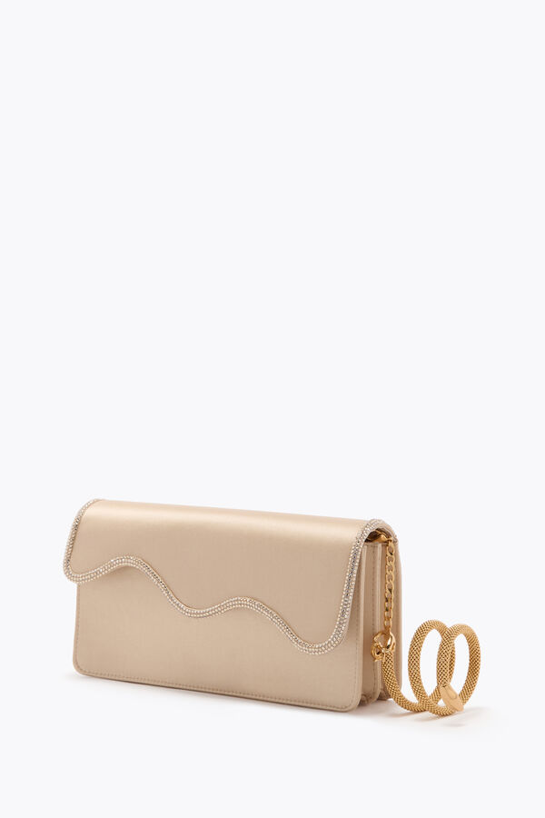 jeweled onda gold clutch rene caovilla