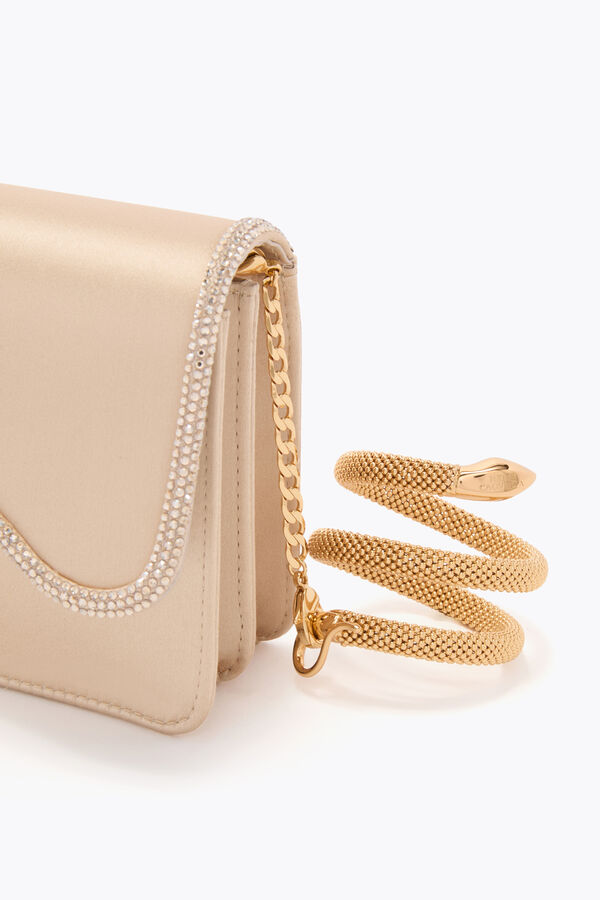 jeweled onda gold clutch rene caovilla