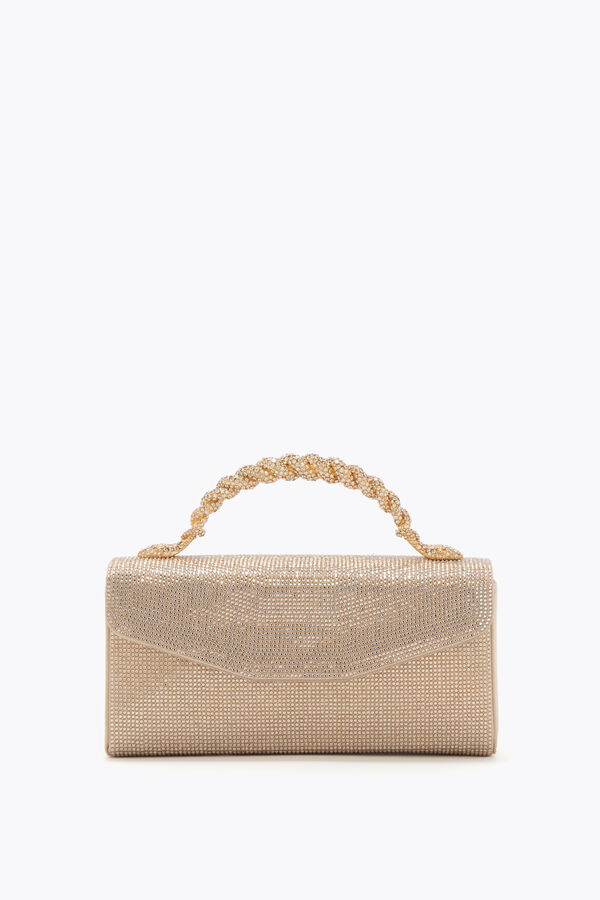 jeweled victoria gold mini bag rene caovilla