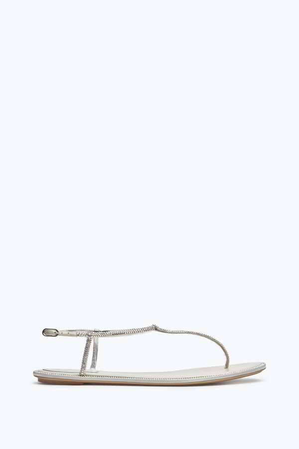 jeweled flat flip flops diana rene caovilla