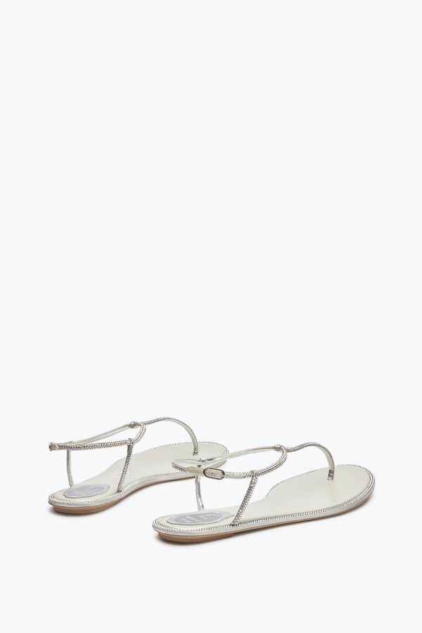 jeweled flat flip flops diana rene caovilla