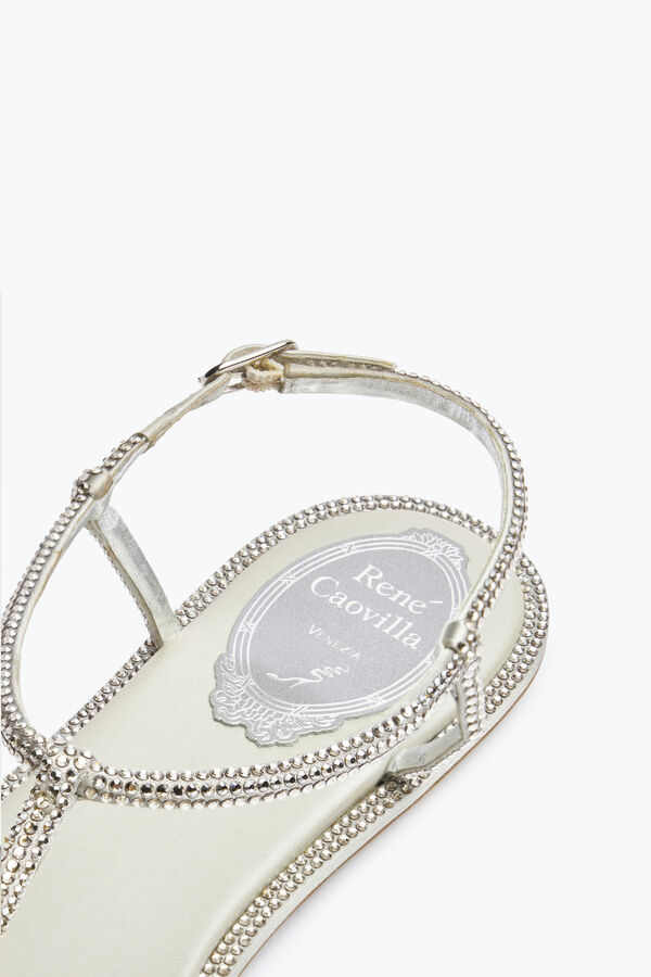 jeweled flat flip flops diana rene caovilla