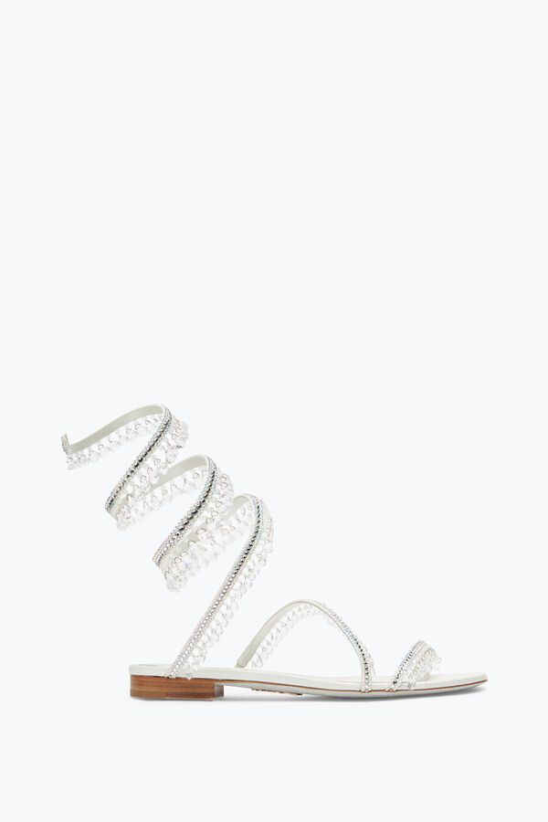 jeweled chandelier crystal ivory sandal 10 rene caovilla