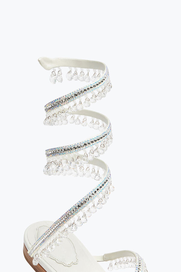 jeweled chandelier crystal ivory sandal 10 rene caovilla