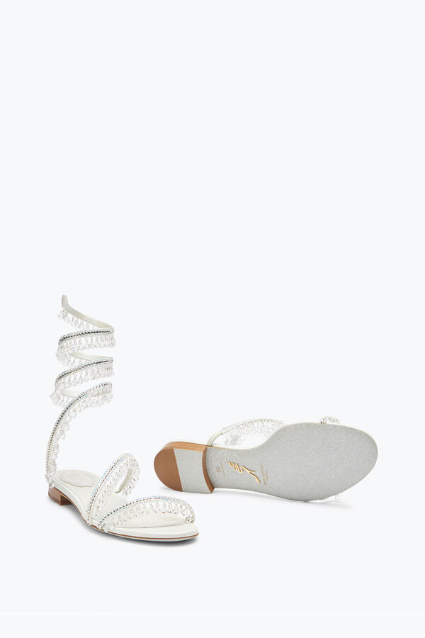 jeweled chandelier crystal ivory sandal 10 rene caovilla