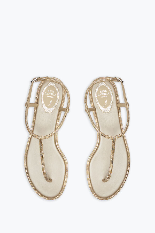jeweled diana crystal beige sandal 10 rene caovilla