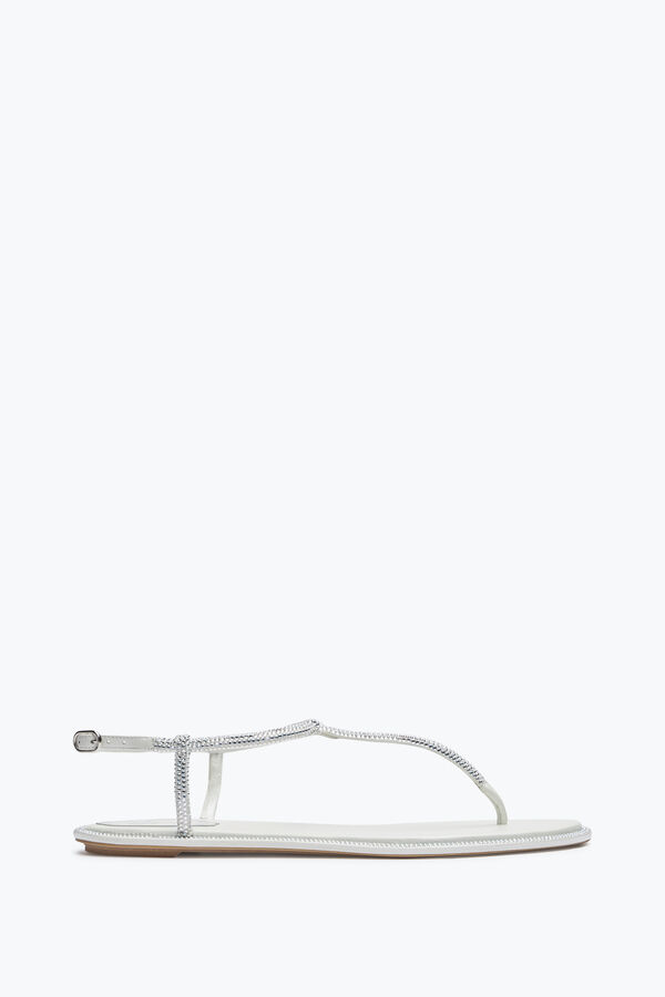 jeweled diana crystal ivory sandal 10 rene caovilla