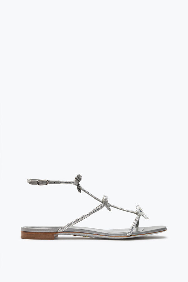 jeweled caterina crystal pearl gray sandal 10 rene caovilla