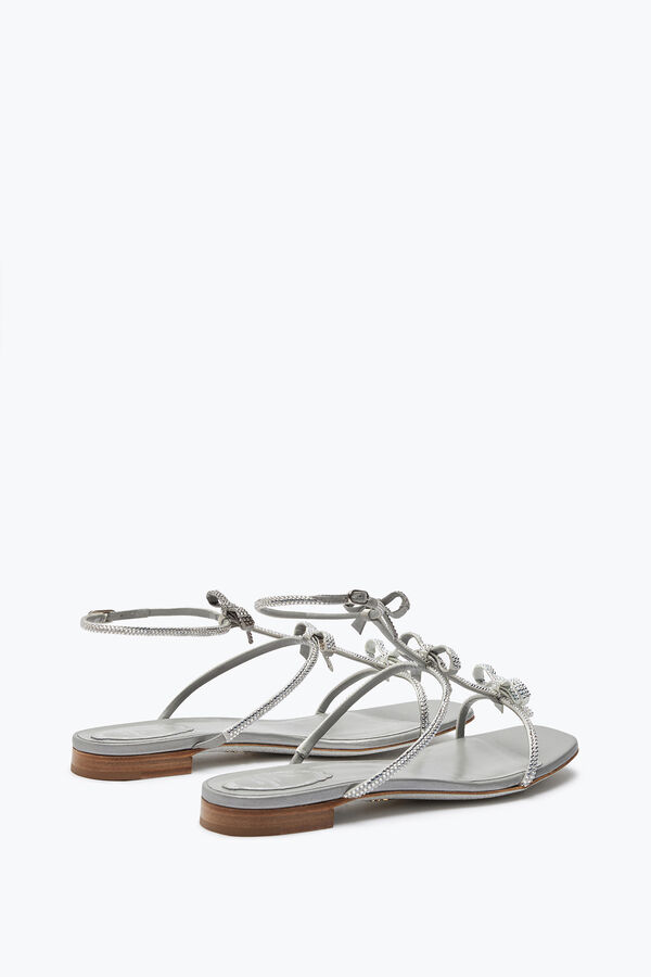 jeweled caterina crystal pearl gray sandal 10 rene caovilla