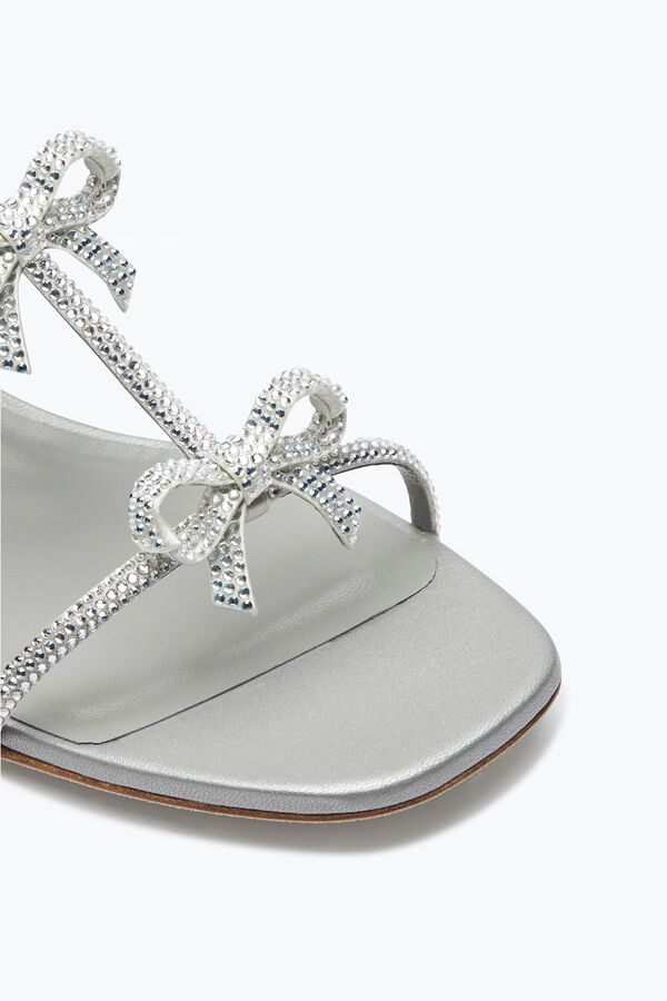 jeweled caterina crystal pearl gray sandal 10 rene caovilla