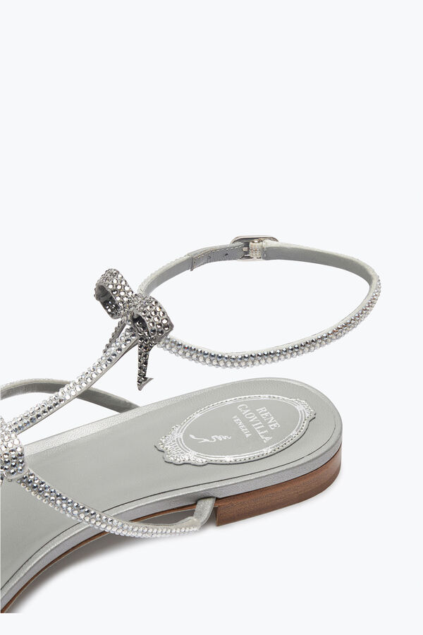 jeweled caterina crystal pearl gray sandal 10 rene caovilla