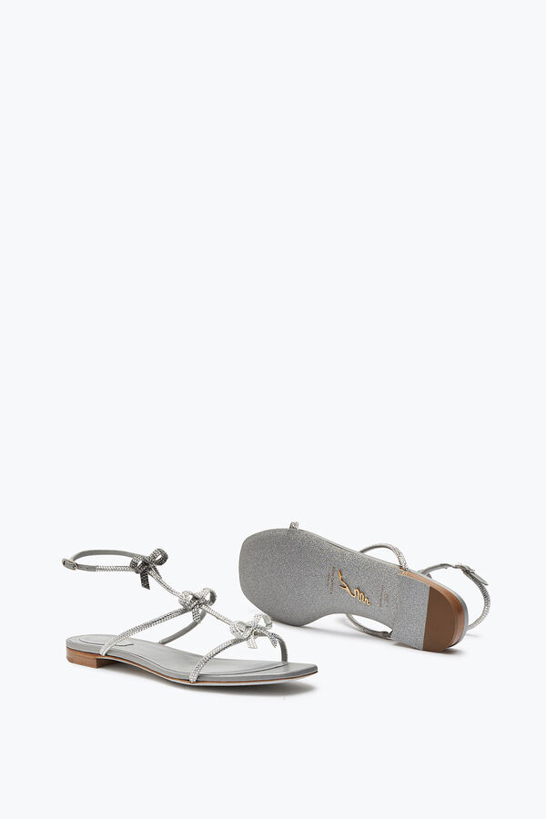 jeweled caterina crystal pearl gray sandal 10 rene caovilla