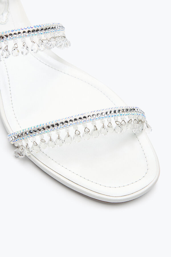 jeweled chandelier ivory flat sandal 10 rene caovilla