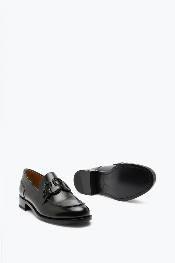 jeweled morgana black loafer 20 rene caovilla