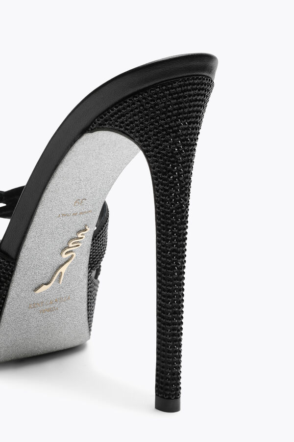 jeweled dania black platform mule 130 rene caovilla