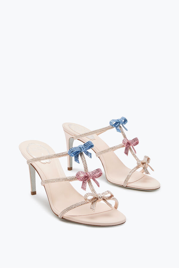 jeweled caterina mule with multicolor crystals 80 rene caovilla