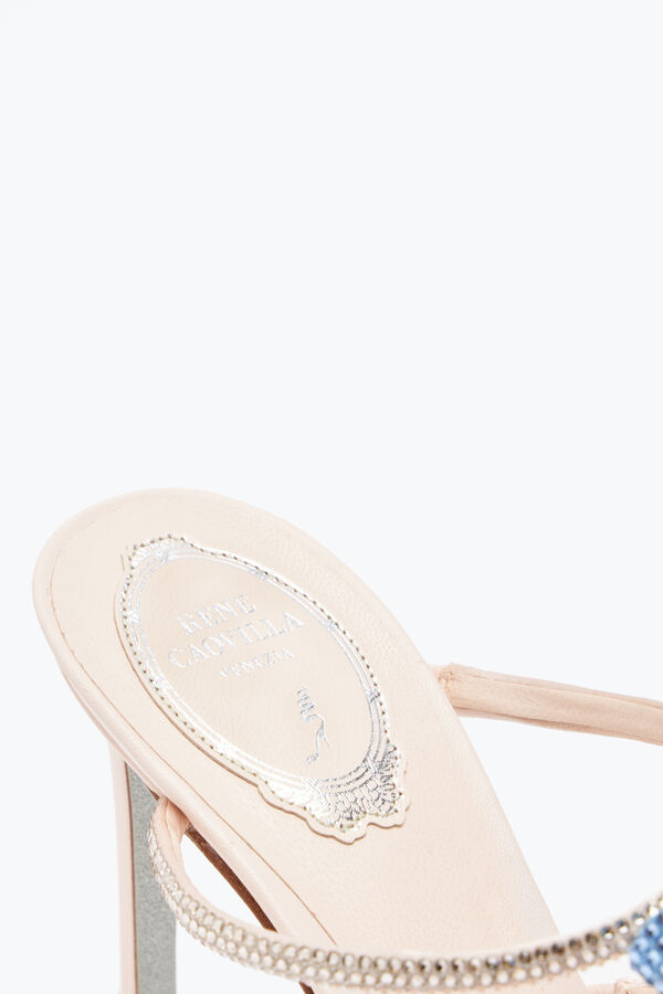 jeweled caterina mule with multicolor crystals 80 rene caovilla