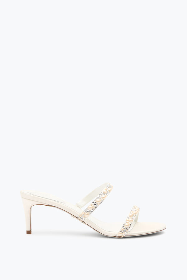 jeweled pearl white mule 60 rene caovilla
