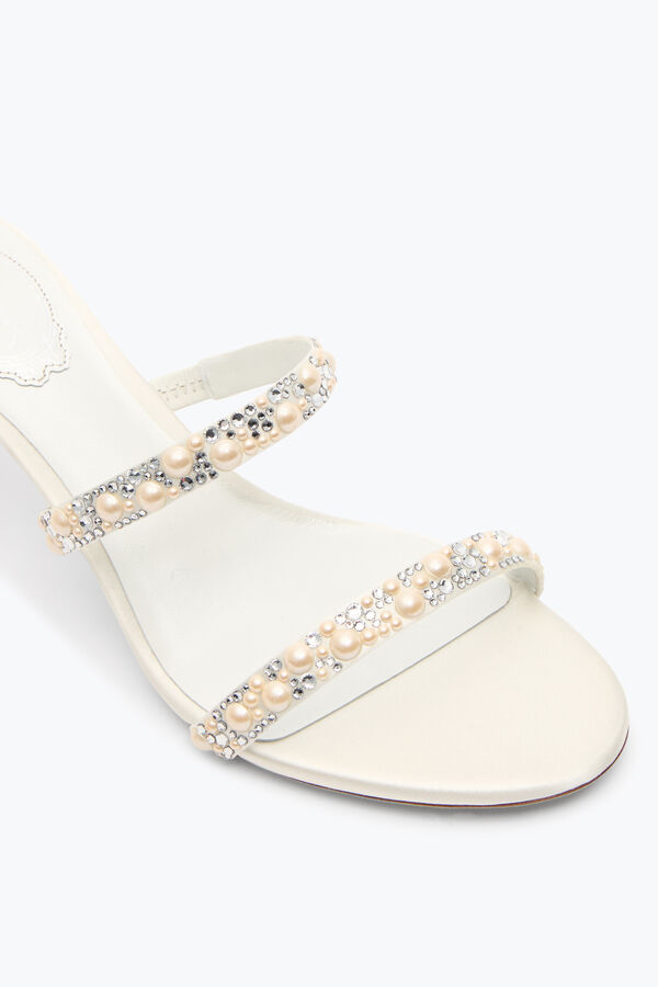 jeweled pearl white mule 60 rene caovilla