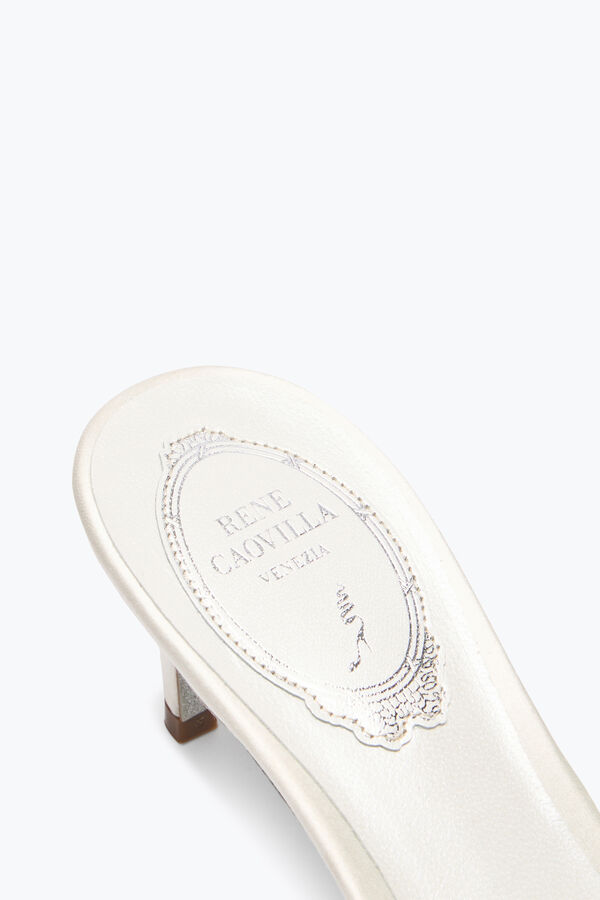 jeweled pearl white mule 60 rene caovilla