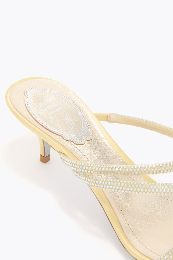 jeweled erin lemon yellow mule 50 rene caovilla
