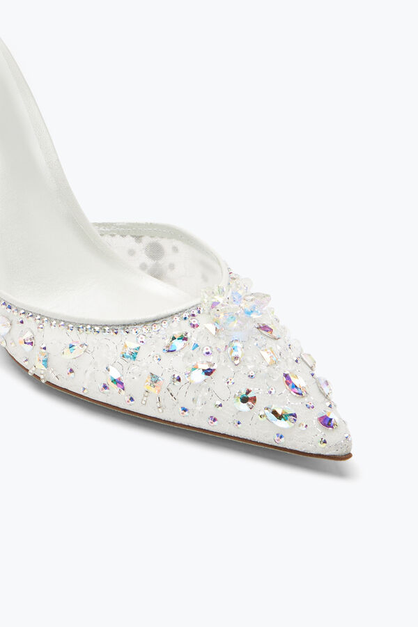 jeweled chandelier white pump 80 rene caovilla