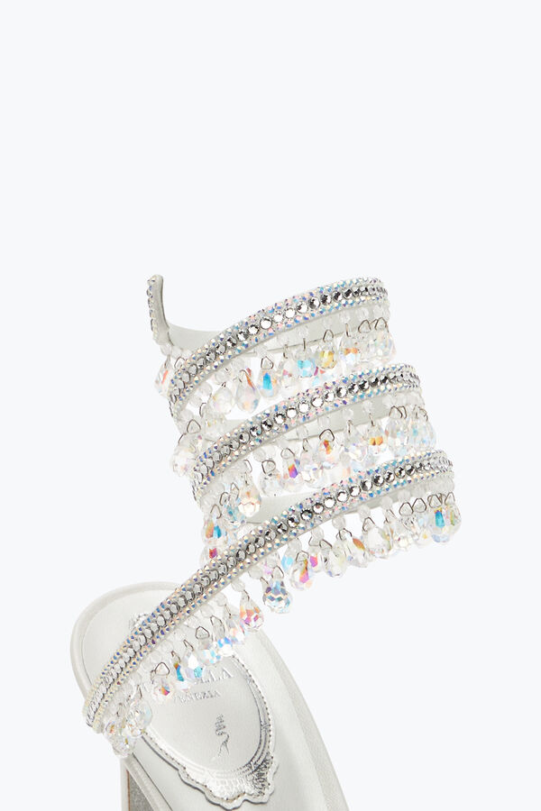 jeweled chandelier white pump 80 rene caovilla