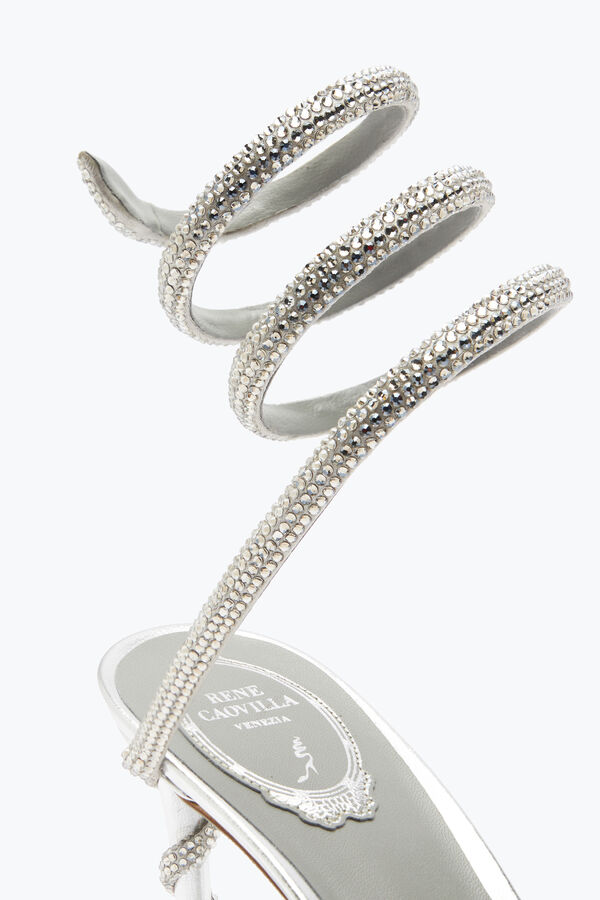 jeweled margot silver pump 80 rene caovilla