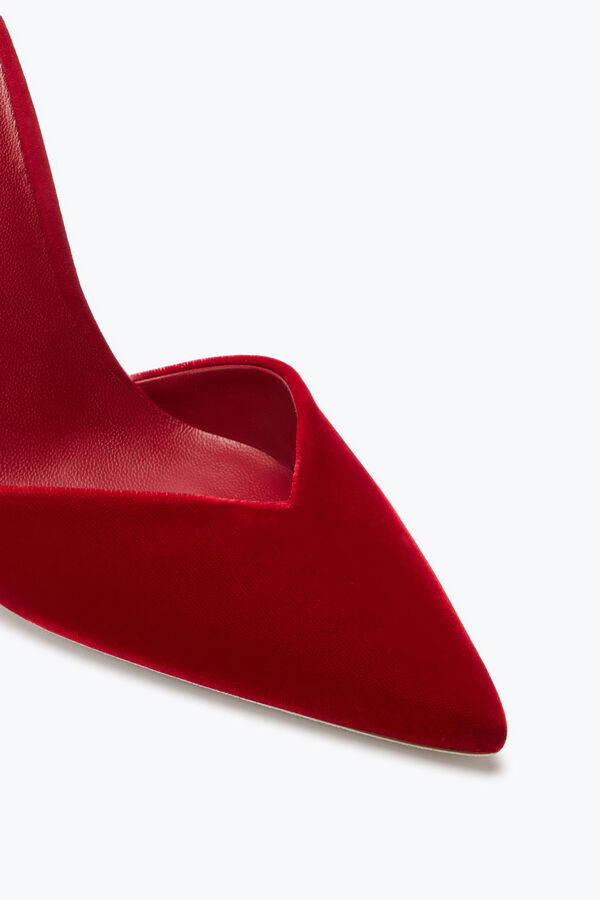 jeweled margot red and gold pump 105 rene caovilla