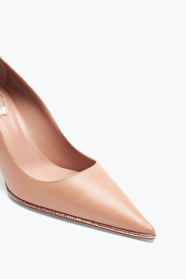 jeweled candice rose gold pump 80 rene caovilla