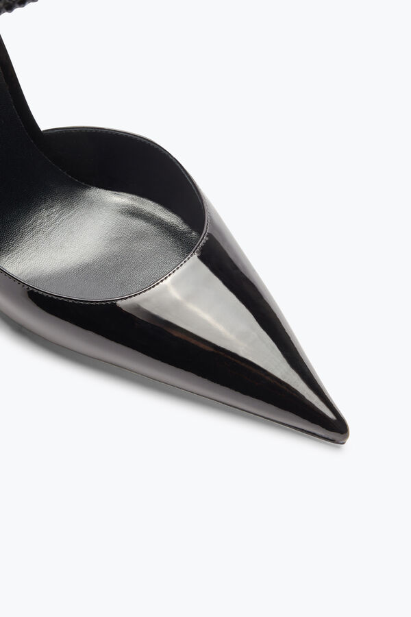 jeweled cleo black pump with crystals 105 rene caovilla