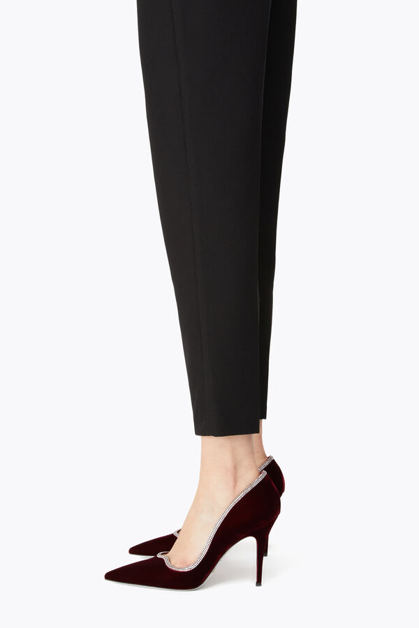 jeweled onda burgundy velvet pump 100 rene caovilla