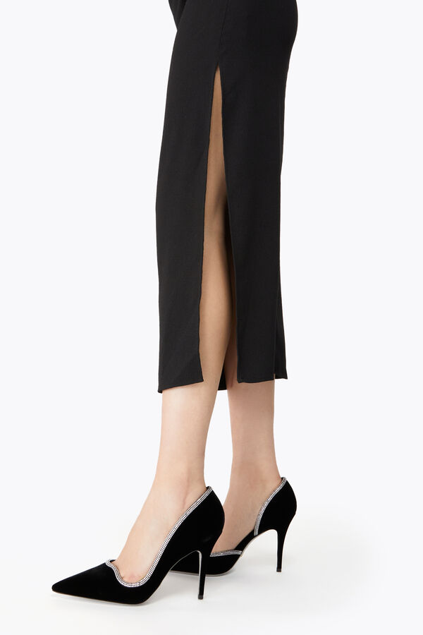 jeweled onda black velvet pump 100 rene caovilla