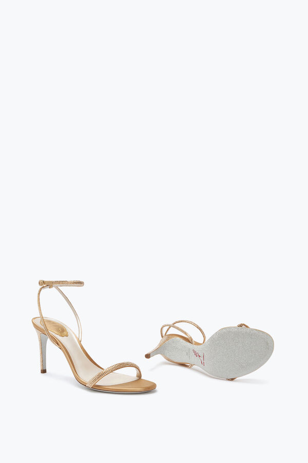 jeweled ellabrita crystal beige sandal 80 rene caovilla