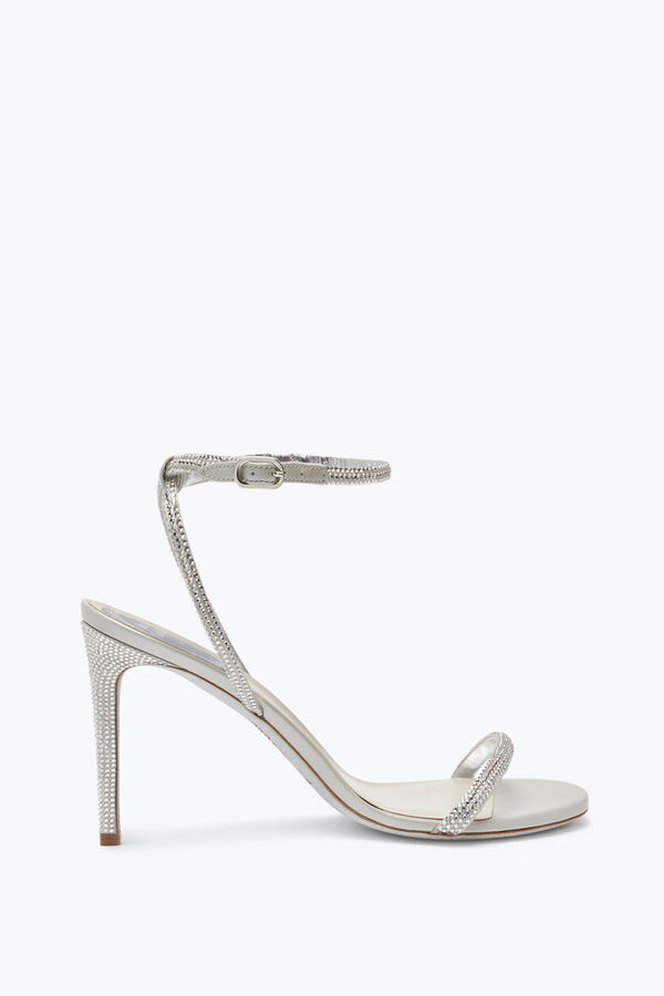 jeweled ellabrita crystal silver sandal 80 rene caovilla