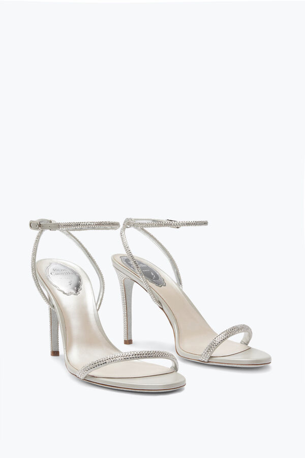 jeweled ellabrita crystal silver sandal 80 rene caovilla