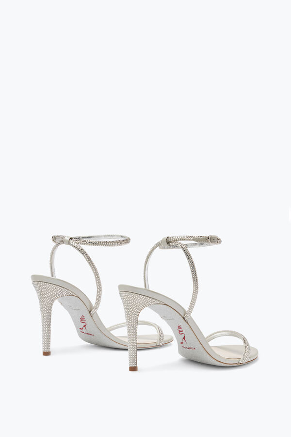 jeweled ellabrita crystal silver sandal 80 rene caovilla