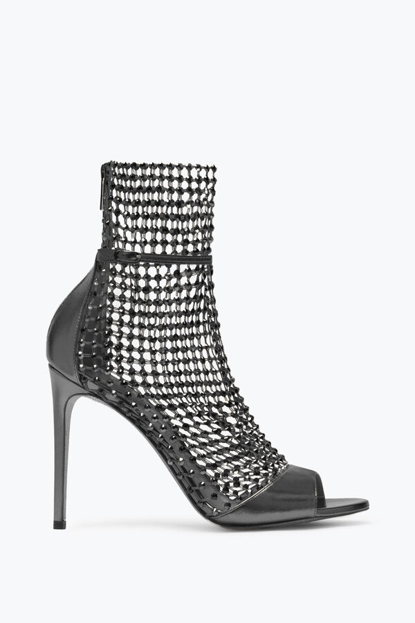 jeweled galaxia metallic anthracite sandal 105 rene caovilla