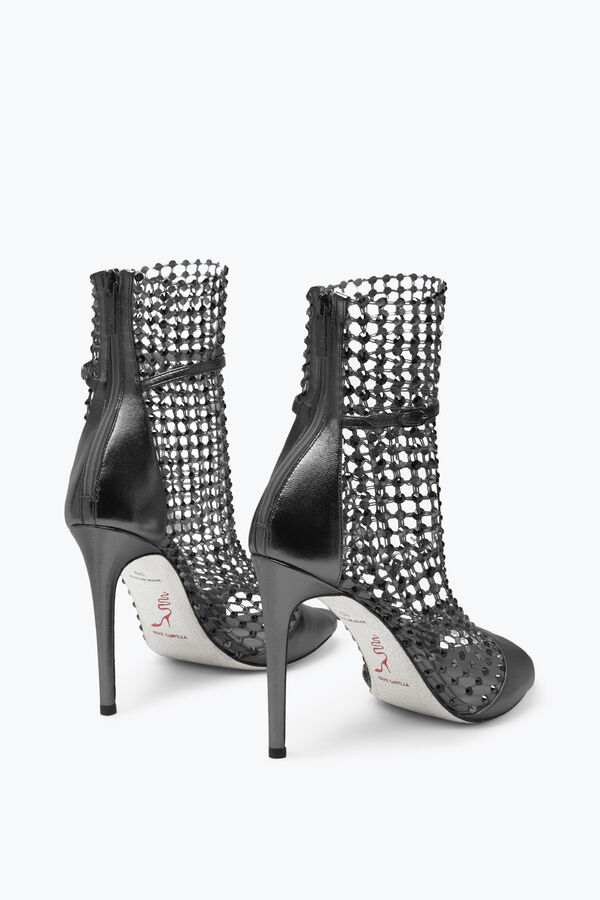 jeweled galaxia metallic anthracite sandal 105 rene caovilla