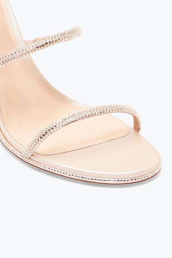 jeweled cleo nude sandal with crystals 80 rene caovilla